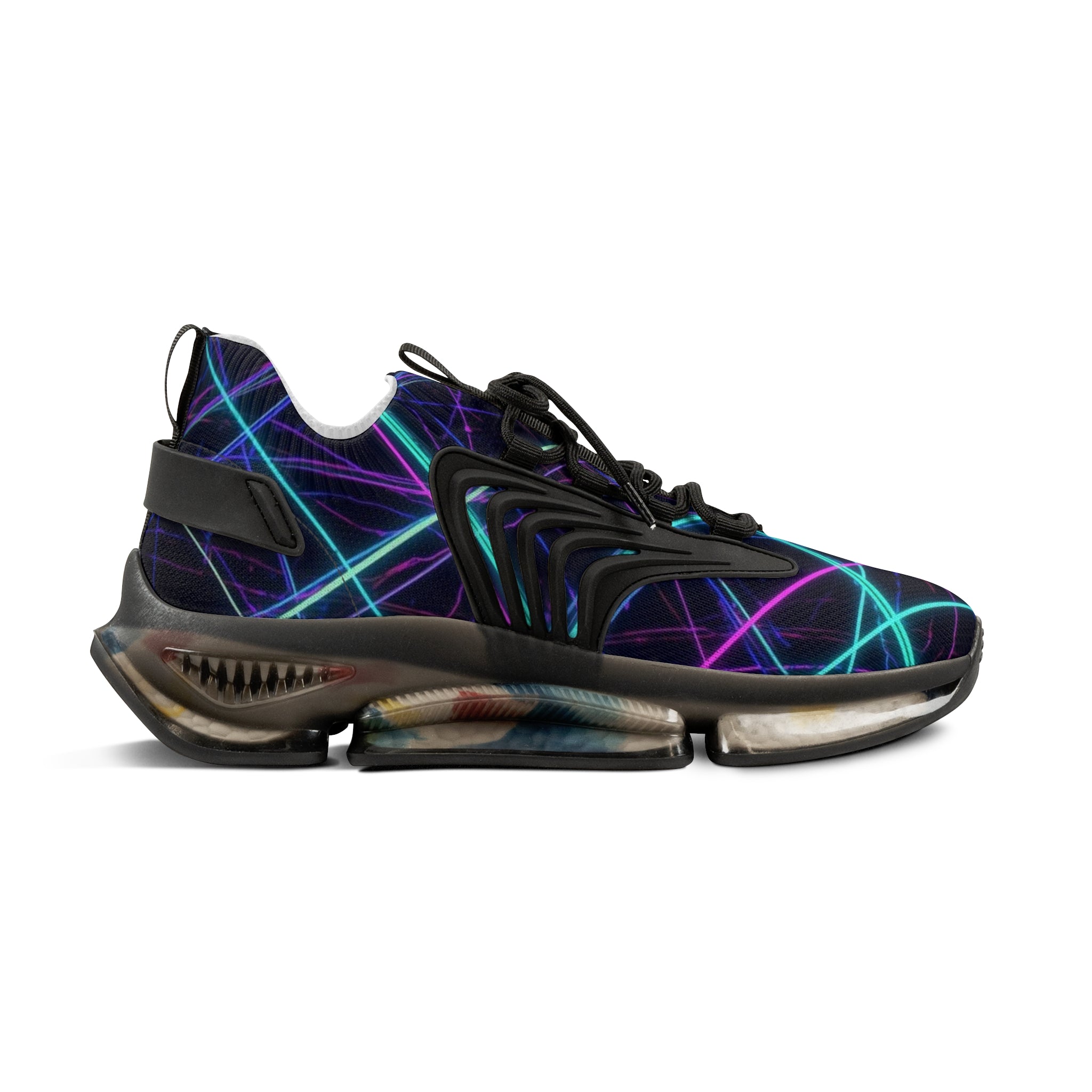 Sneakers Futuriste - Neon Grid