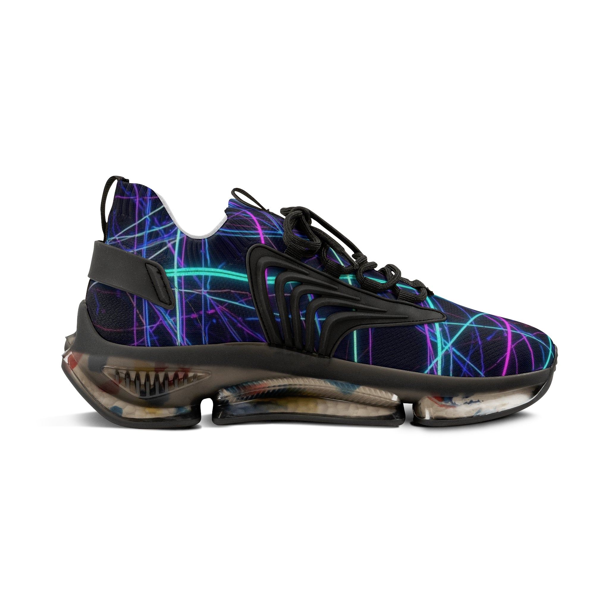 Sneakers Futuriste - Neon Grid