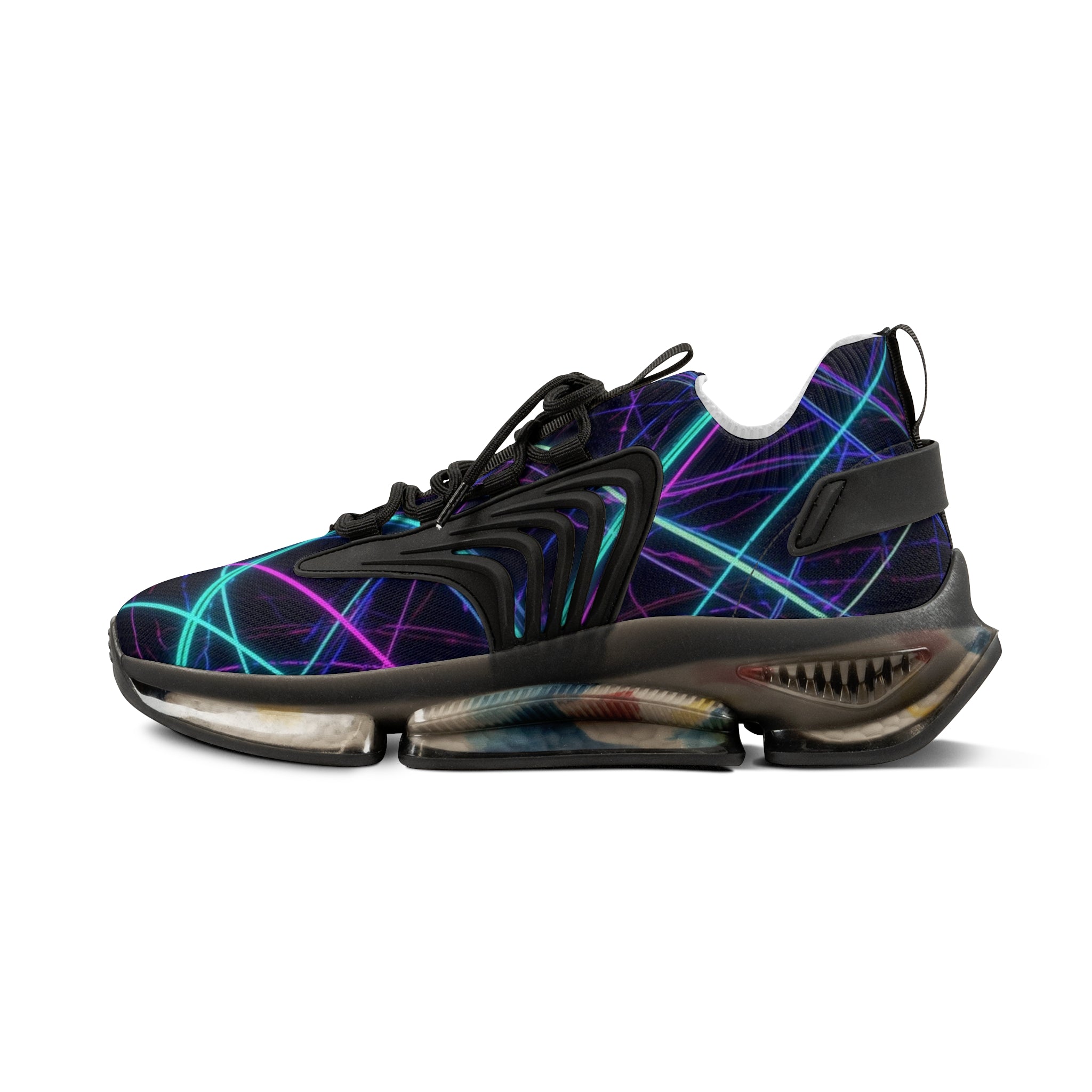 Sneakers Futuriste - Neon Grid