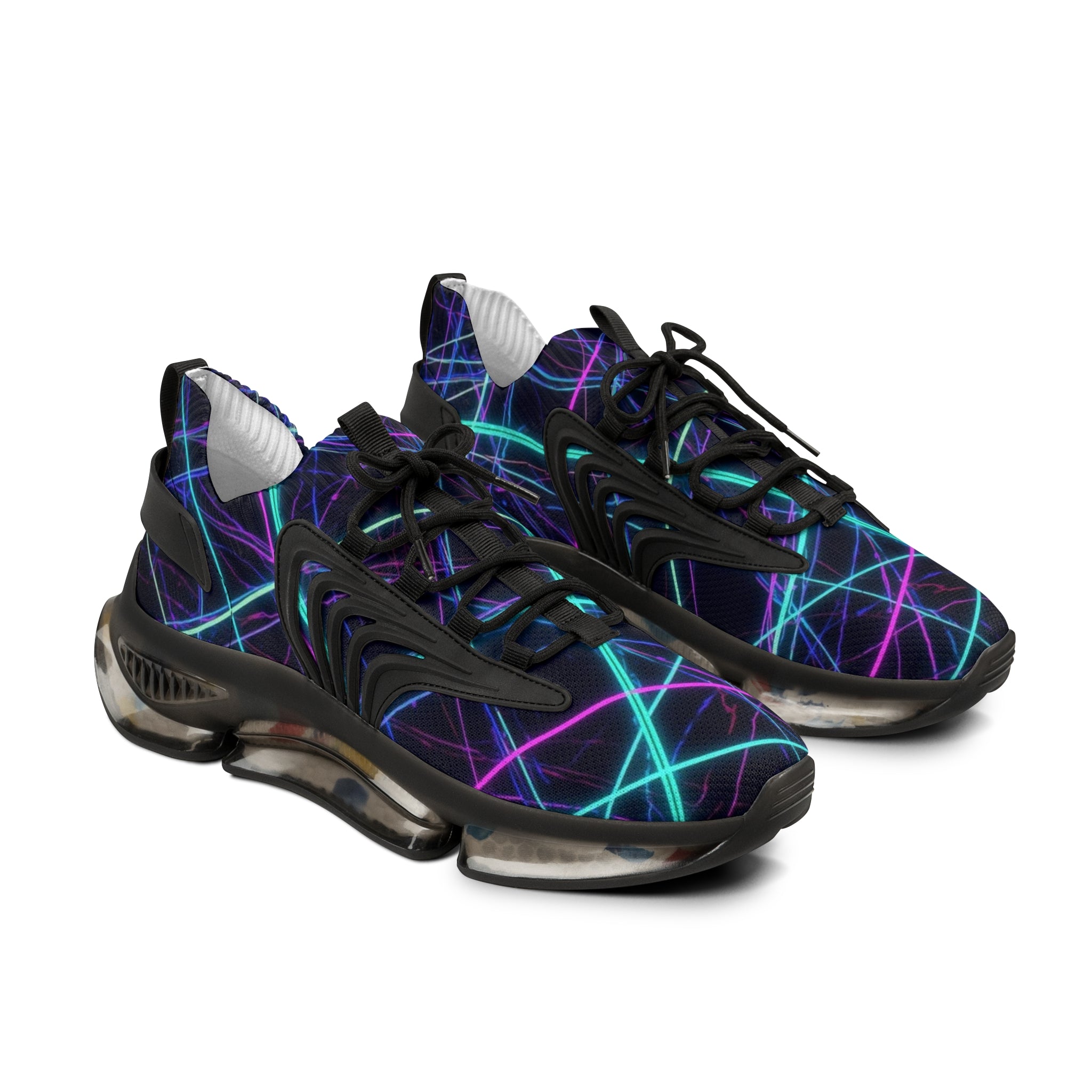 Sneakers Futuriste - Neon Grid